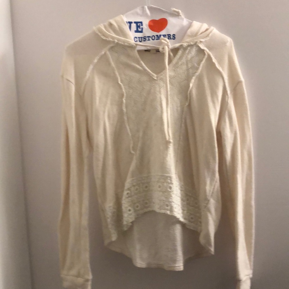 white hoodie